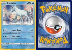 Glastrier 051/196 Holo Rare Lost Origin Pokemon NM - Image 3