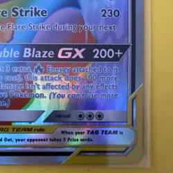 Pokemon Reshiram & Charizard GX TAG TEAM Ultra Rare 194/214 Holo - Image 4