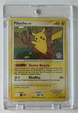 Pokemon TCG Pikachu DP16 Countdown Calendar Snowflake Stamp Promo 2007 *English* - Image 4