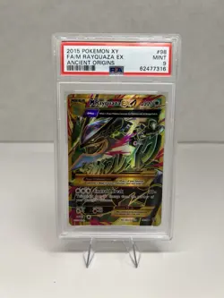 Pokemon 2015 XY Ancient Origins M Rayquaza EX Full Art Ultra Rare PSA 9 98/98 - Image 1