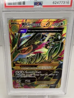Pokemon 2015 XY Ancient Origins M Rayquaza EX Full Art Ultra Rare PSA 9 98/98 - Image 3
