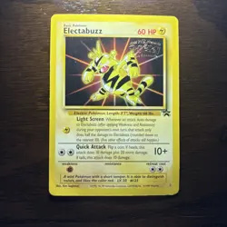 Pokemon TCG 1999 Electabuzz Stamped WB Kids First Movie Promo NM Mint #2 - Image 1