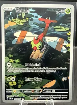 Pokemon Yanma 183/182 Pokemon Destined Rivals Illustration Rare - Image 1