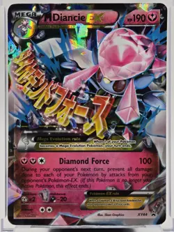 M Diancie EX XY44 XY Holo Promo Pokemon - MP - Image 2