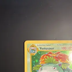 Pokemon TCG Venusaur 15/102 Base Set Shadowless 1st Edition Holo Rare 100 HP - Image 3