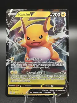 Raichu V 045/172 Swsh09: Brilliant Stars Holo - Pokemon TCG - NM - Image 1