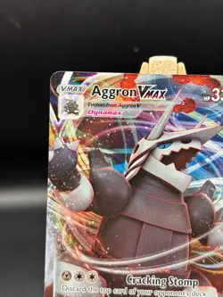 Pokemon TCG Aggron VMAX 097/172 SWSH Brilliant Stars Full Art Ultra Rare Holo - Image 3