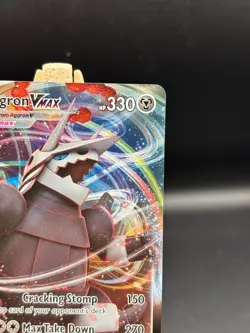 Pokemon TCG Aggron VMAX 097/172 SWSH Brilliant Stars Full Art Ultra Rare Holo - Image 4
