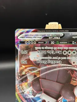 Pokemon TCG Aggron VMAX 097/172 SWSH Brilliant Stars Full Art Ultra Rare Holo - Image 5