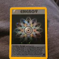 Pokemon Team Rocket 17/82 Holo Rare Rainbow Energy Unlimited English - Image 1