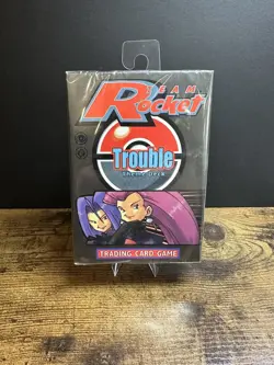 Pokemon Team Rocket TROUBLE Theme Deck Factory Sealed Brand New Vintage 2000 - Image 1