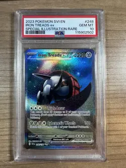 Iron Treads Ex 2023 Pokemon SIR #248 PSA 10 - Image 1