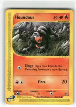 Houndour (86) Aquapolis Common Pokemon Lightly played - Image 1