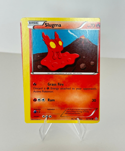 Slugma 22/160 - Miscut/Misprint XY Primal Clash Pokemon TCG 2015 LP - Image 1
