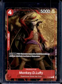 2024 One Piece Tournament Promo Pack Monkey D Luffy #P-007 - Image 1