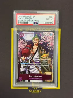 2025 One Piece EN CS 25-26 Event Pack OP05-067 R #67 Zoro-Juurou PSA 10 FCJS - Image 1