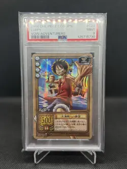 PSA 9 2004 One Piece Carddass EX Vintage Luffy Holo CCG Not Hyper Battle Bandai - Image 2