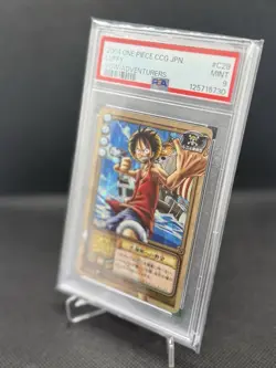 PSA 9 2004 One Piece Carddass EX Vintage Luffy Holo CCG Not Hyper Battle Bandai - Image 3