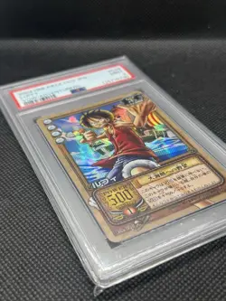PSA 9 2004 One Piece Carddass EX Vintage Luffy Holo CCG Not Hyper Battle Bandai - Image 5