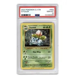 IVYSAUR 002/034 PSA 10 CLV POKEMON CARD CLASSIC COLLECTION ENGLISH - Image 1