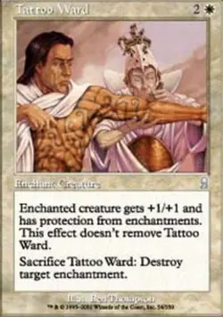 Tattoo Ward - Foil ~ Heavily Played Odyssey MTG Magic UltimateMTG White Card - Image 1