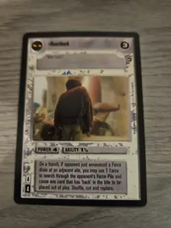 Star Wars CCG Hunchback Black Border R Card Decipher New Hope BB - Image 1