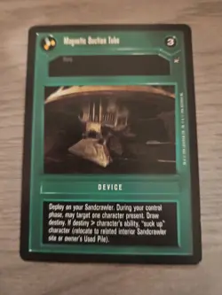 Star Wars CCG Magnetic Suction Tube DS Black Border R Card Decipher New Hope BB - Image 1