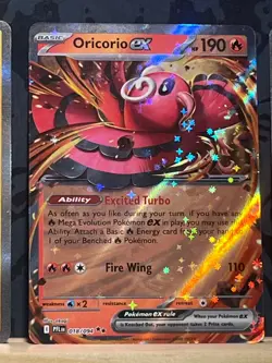 Pokemon card lot 6 card lot Osicorio ex Raikou Riolu Darmanitan Scorbunny - Image 1