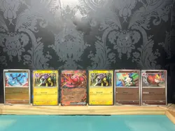 Pokemon card lot 6 card lot Osicorio ex Raikou Riolu Darmanitan Scorbunny - Image 2