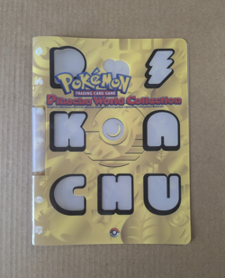 Pokemon 2000 Pikachu World Collection Binder Folder Binder With Sleeve NO Cards - Image 1
