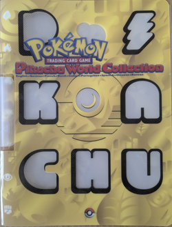 Pokemon 2000 Pikachu World Collection Binder Folder Binder With Sleeve NO Cards - Image 2