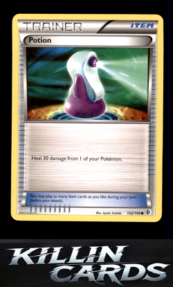 Potion 132/149 Pokemon Common Boundaries Crossed Card LP - Image 1
