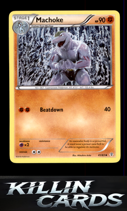 Machoke 41/83 Pokemon Uncommon Generations Card LP - Image 1