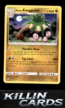 Alolan Exeggutor (115) 115/181 Pokemon Rare SM - Team Up Card LP - Image 1