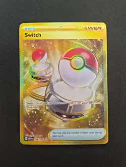 Switch 206/165 Hyper Rare Gold Sv: Scarlet & Violet 151 Pokemon Card NM - Image 1