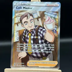 Cafe Master - TG25/TG30 - Pokemon Brilliant Stars Sword Shield Rare Card NM - Image 1