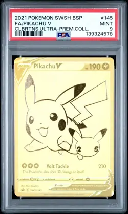 PSA 9 Pikachu V SWSH145 - Celebrations UPC Promo Pokemon Card - Pokemon TCG - Image 1