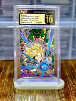 Gotenks HGD1-CP7 Super Dragon Ball Heroes Japanese Trading Card CGC 10 - Image 1