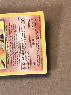 Pokemon Card - Charizard - Base Set 4/102 Holo Rare - Image 5
