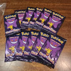 11 Pack Pokemon TCG Trick or Trade Booster Packs 2022 Halloween Card Lot Bundle - Image 1