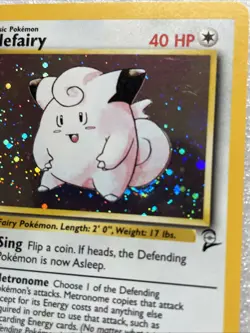 Pokemon TCG Clefairy Base Set 2 Holo Unlimited Rare Card 6/130 - Image 3