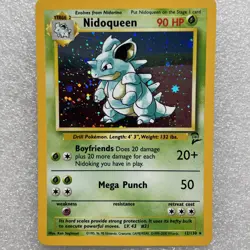 Pokemon TCG Nidoqueen Base Set 2 Holo Unlimited Rare Card 12/130 Mint Condition - Image 1
