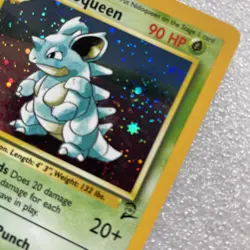 Pokemon TCG Nidoqueen Base Set 2 Holo Unlimited Rare Card 12/130 Mint Condition - Image 2