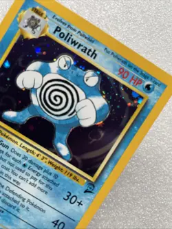 Poliwrath Base Set 2 Holo Rare Pokemon TCG Card 15/130 NM Condition - Image 3
