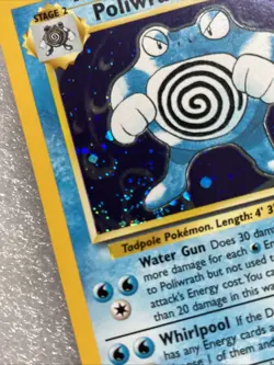 Poliwrath Base Set 2 Holo Rare Pokemon TCG Card 15/130 NM Condition - Image 4