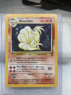 Pokemon TCG Ninetales Base Set 2 Holo Unlimited Rare Card 13/130 - Image 1