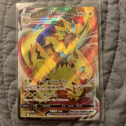 Pokemon TCG Zeraora VMAX Holo Ultra Rare Card Crown Zenith 054/159 Nm - Image 1