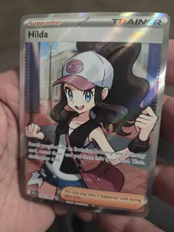 Pokemon TCG Hilda 164/086 Sv: White Flare Holo Card NM Condition - Image 2