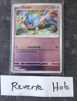 ZACIAN 3-CARD HOLO/REVERSE HOLO LOT 2025 Pokemon Phantasmal Flames #045 MINT - Image 4