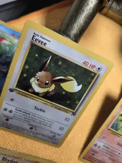 pokemon cards 1st Edition Eevee Heavily Played energy Lot SEE PHOTOS charmander - Image 1